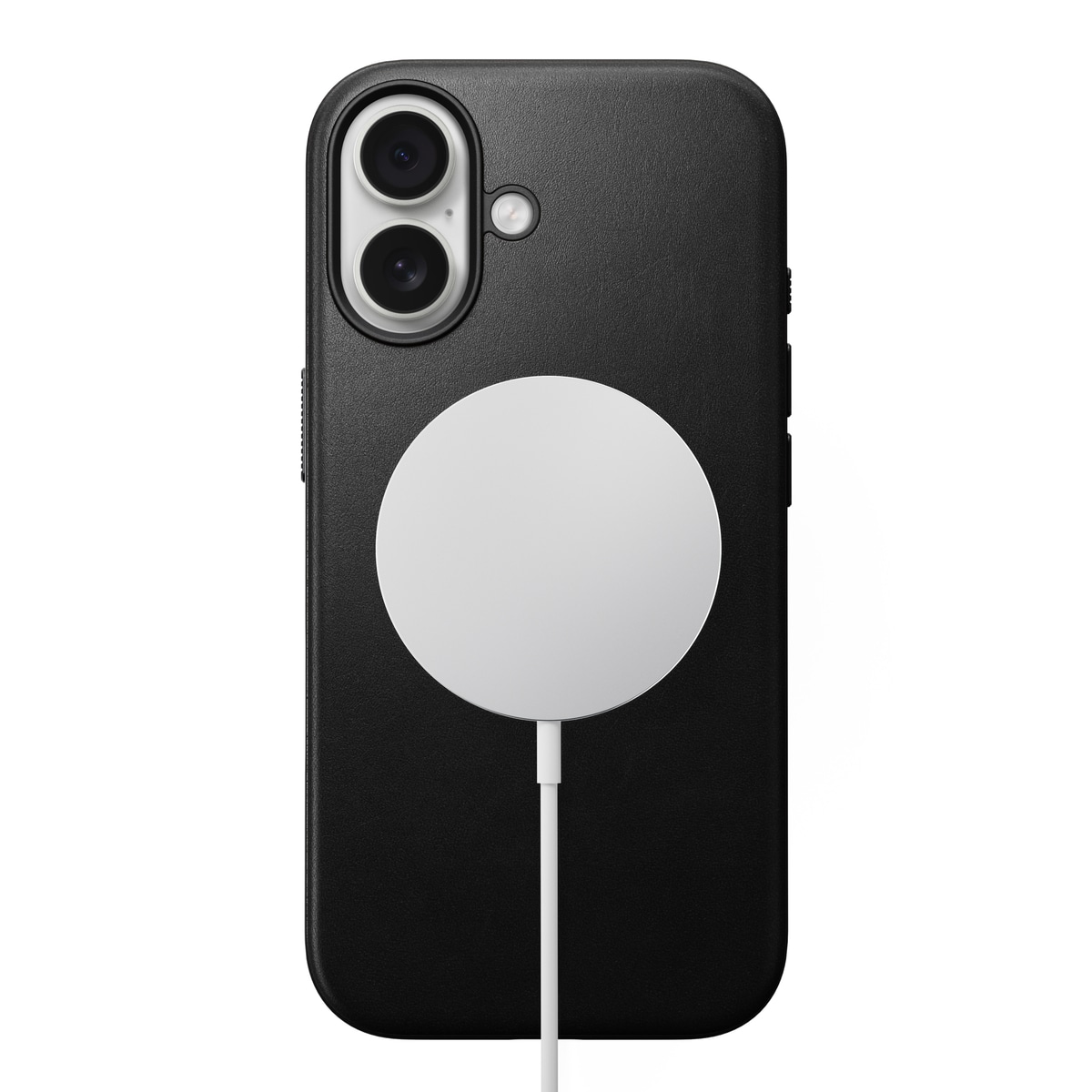 iPhone 17 MagSafe Skal - Modern Leather Black