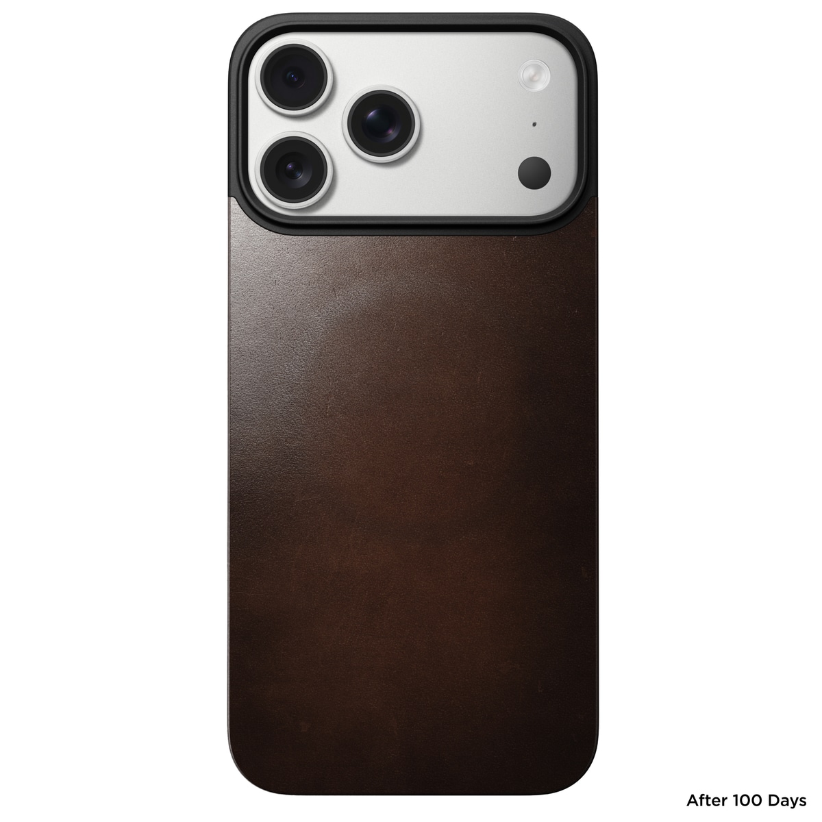 iPhone 17 Pro Max Magnetisk Baksida - Leather Back, Rustic Brown