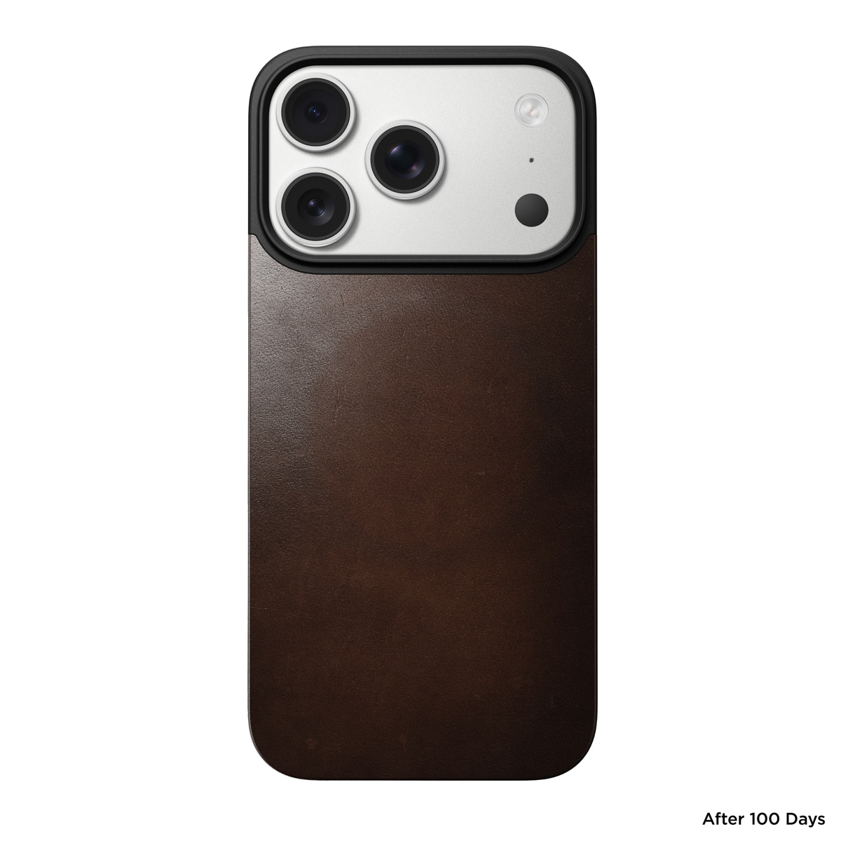 iPhone 17 Pro Magnetisk Baksida - Leather Back, Rustic Brown