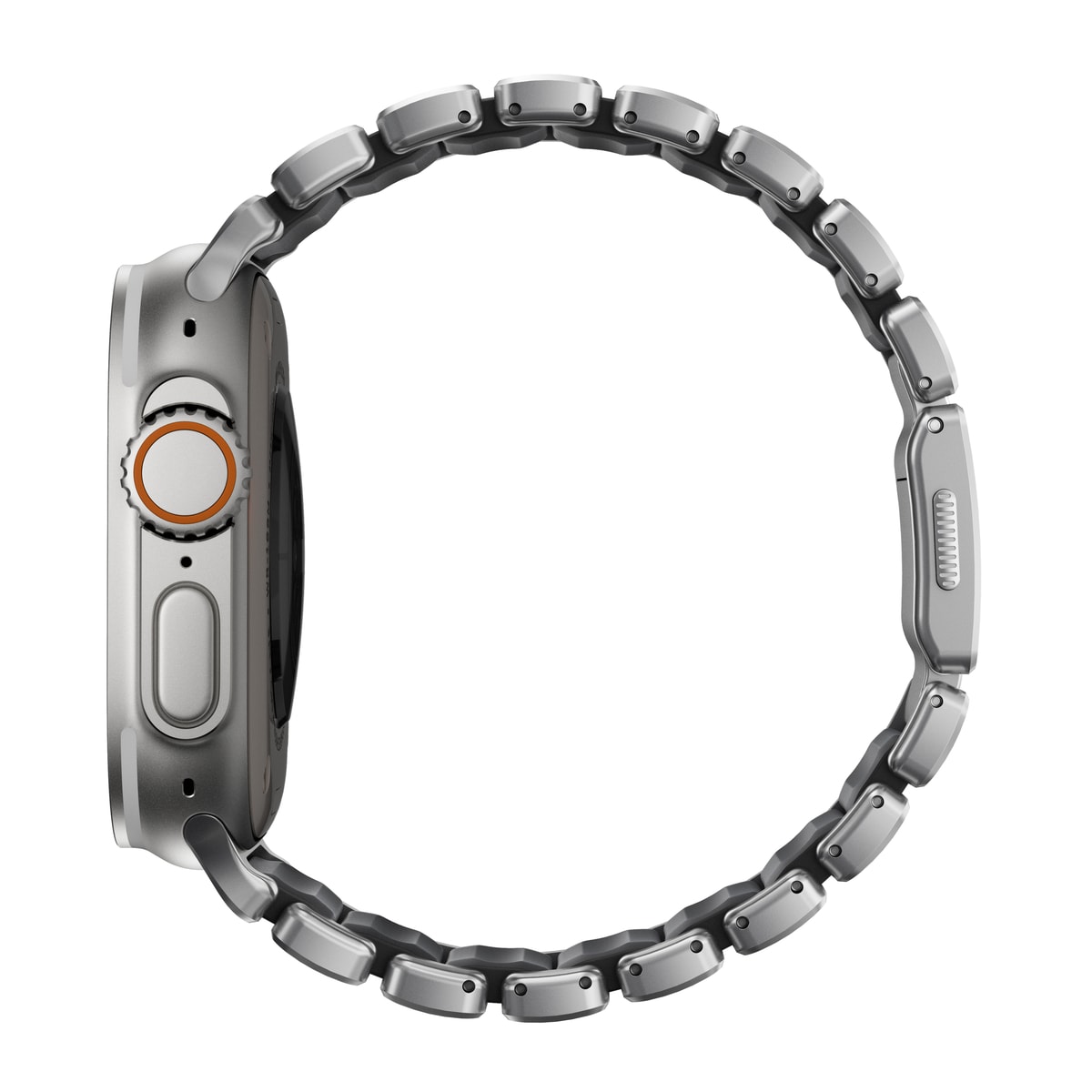 Apple Watch Series 10 46mm Titanium Armband, Silver