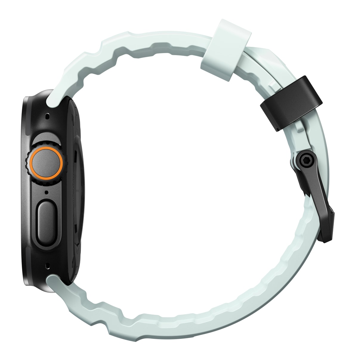 Apple Watch Ultra 49mm 1st Gen Armband Rocky Point (Black Hardware) Icy Blue Glow - Limited edition