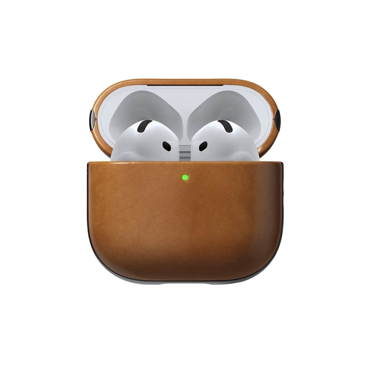 Apple AirPods 4 Läderskal - Modern Case Leather, English Tan-C