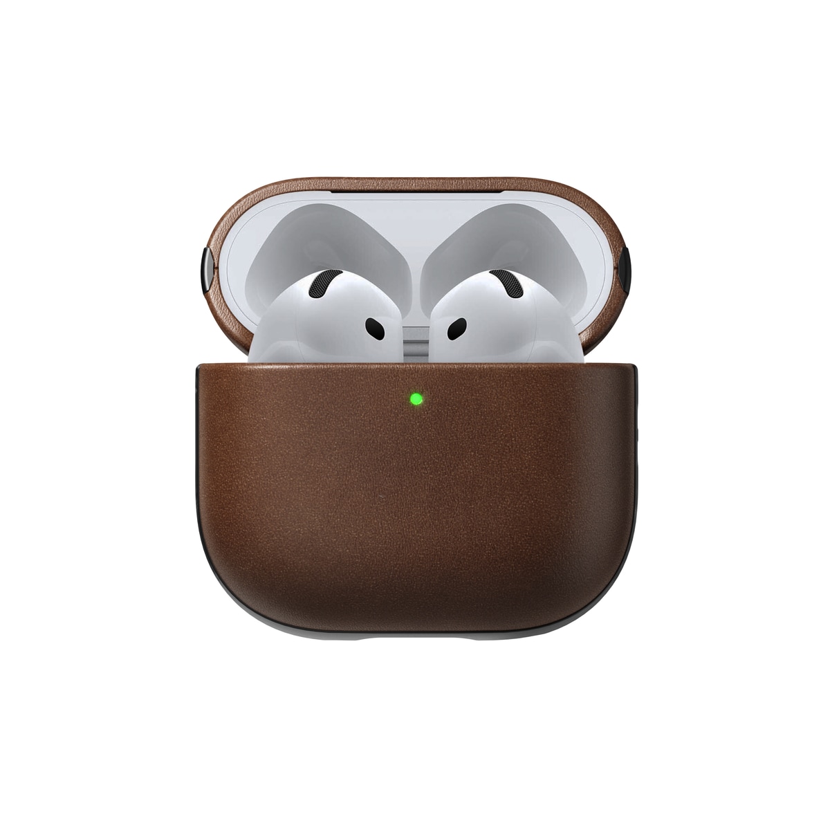 Apple AirPods 4 Läderskal - Modern Case Leather, Brown