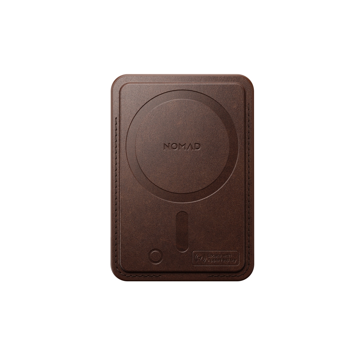 MagSafe-korthållare i Horween Leather med tracker, Rustic Brown