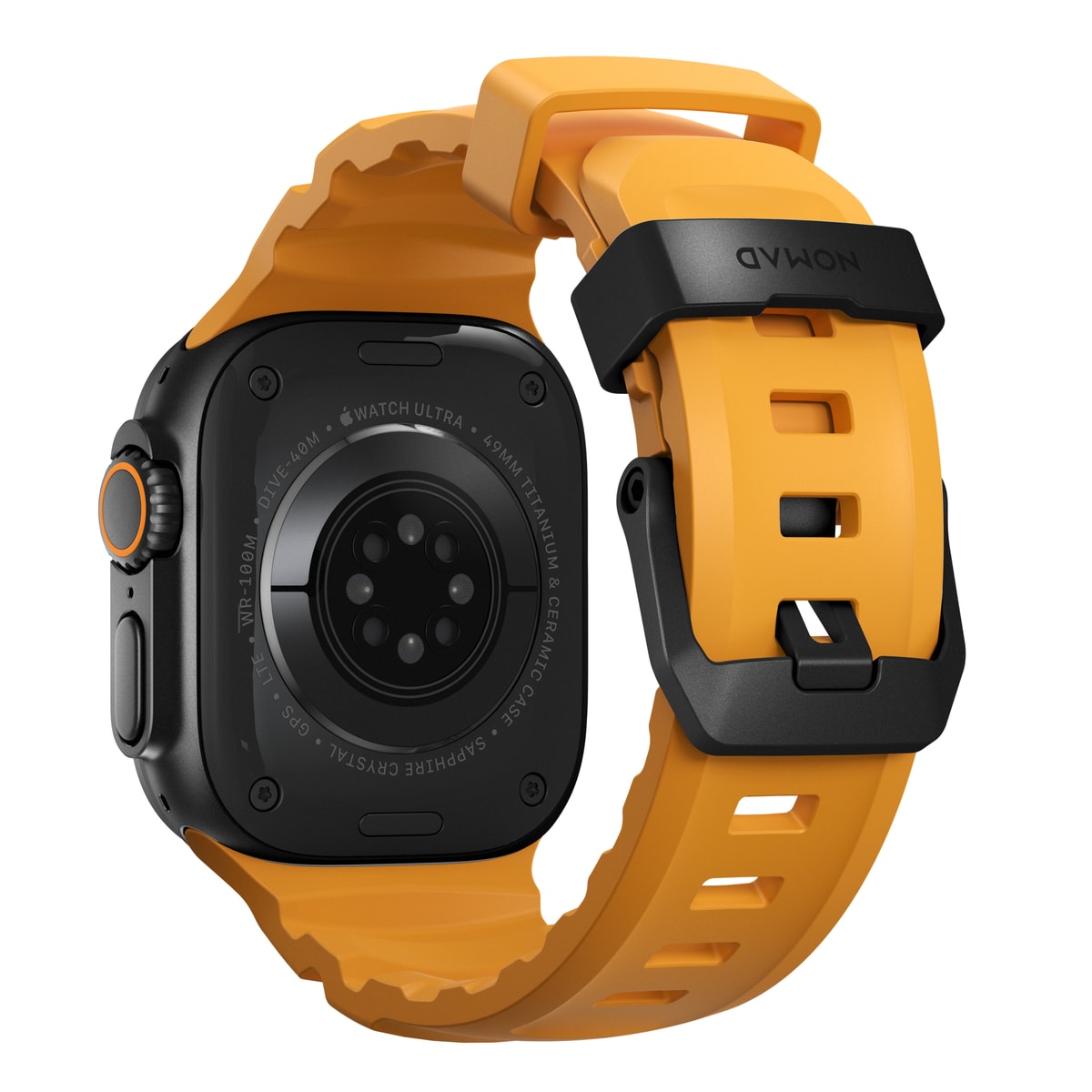 Apple Watch Series 4-6 44mm Armband Rocky Point (Black Hardware) Sol