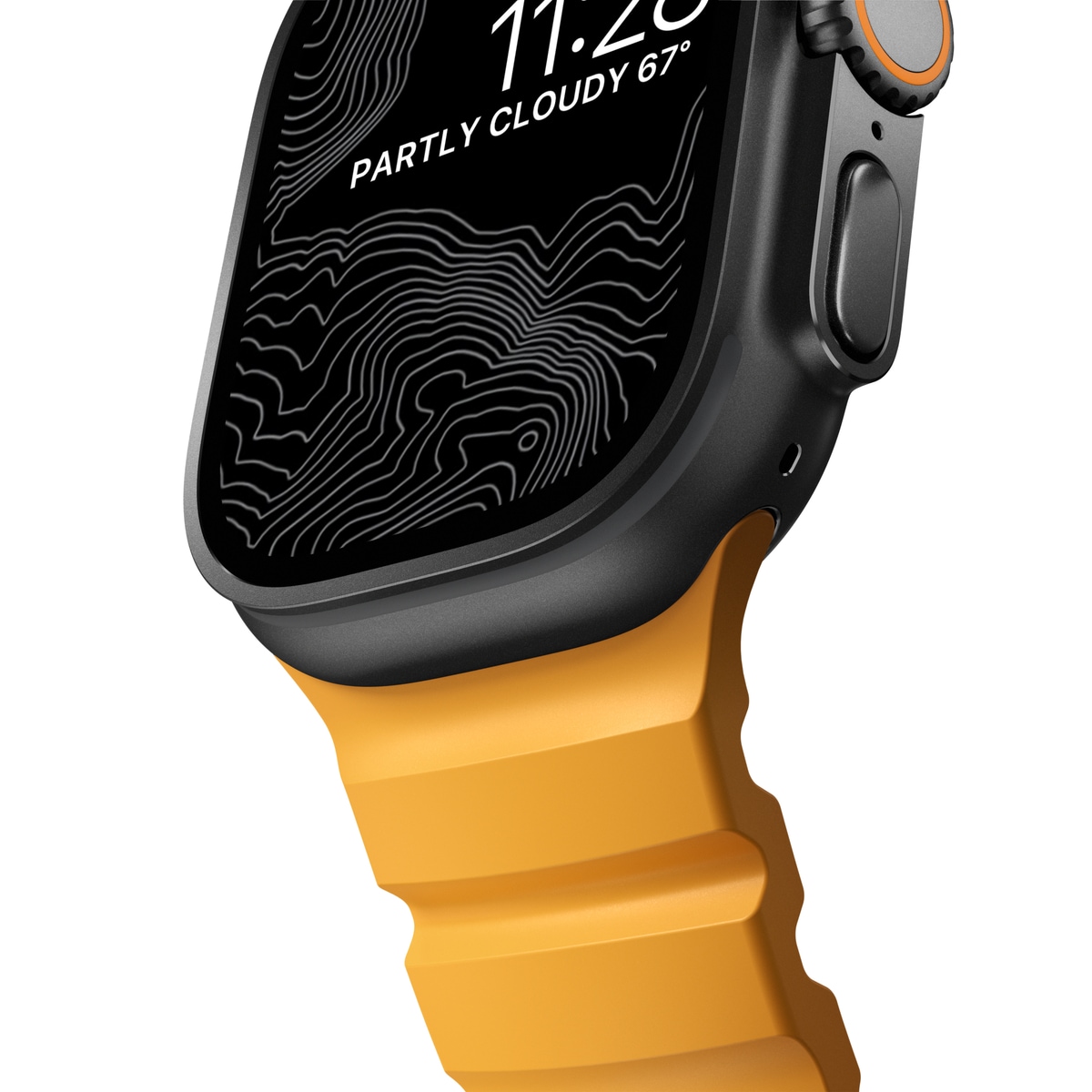 Apple Watch Series 4-6 44mm Armband Rocky Point (Black Hardware) Sol