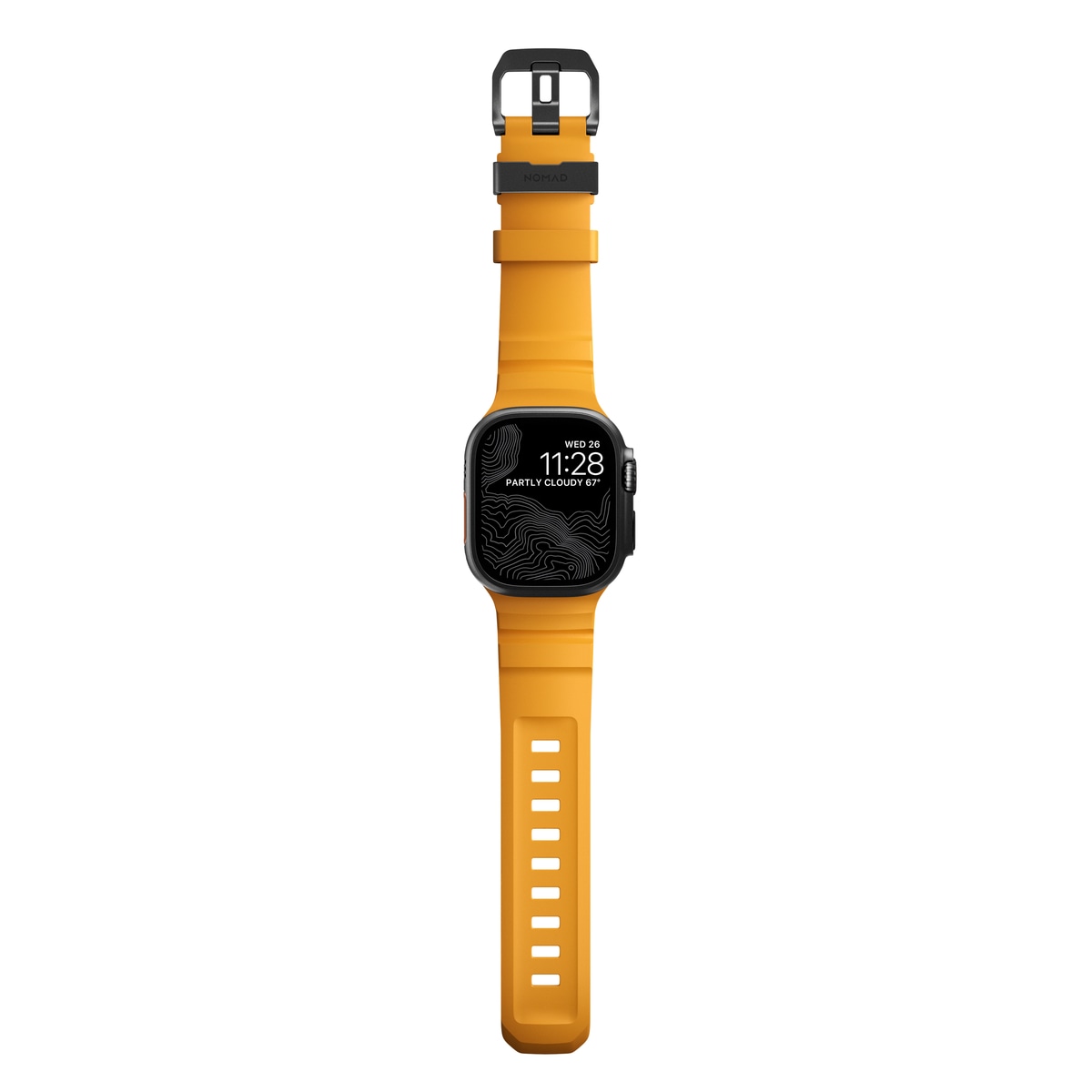 Apple Watch Series 4-6 44mm Armband Rocky Point (Black Hardware) Sol