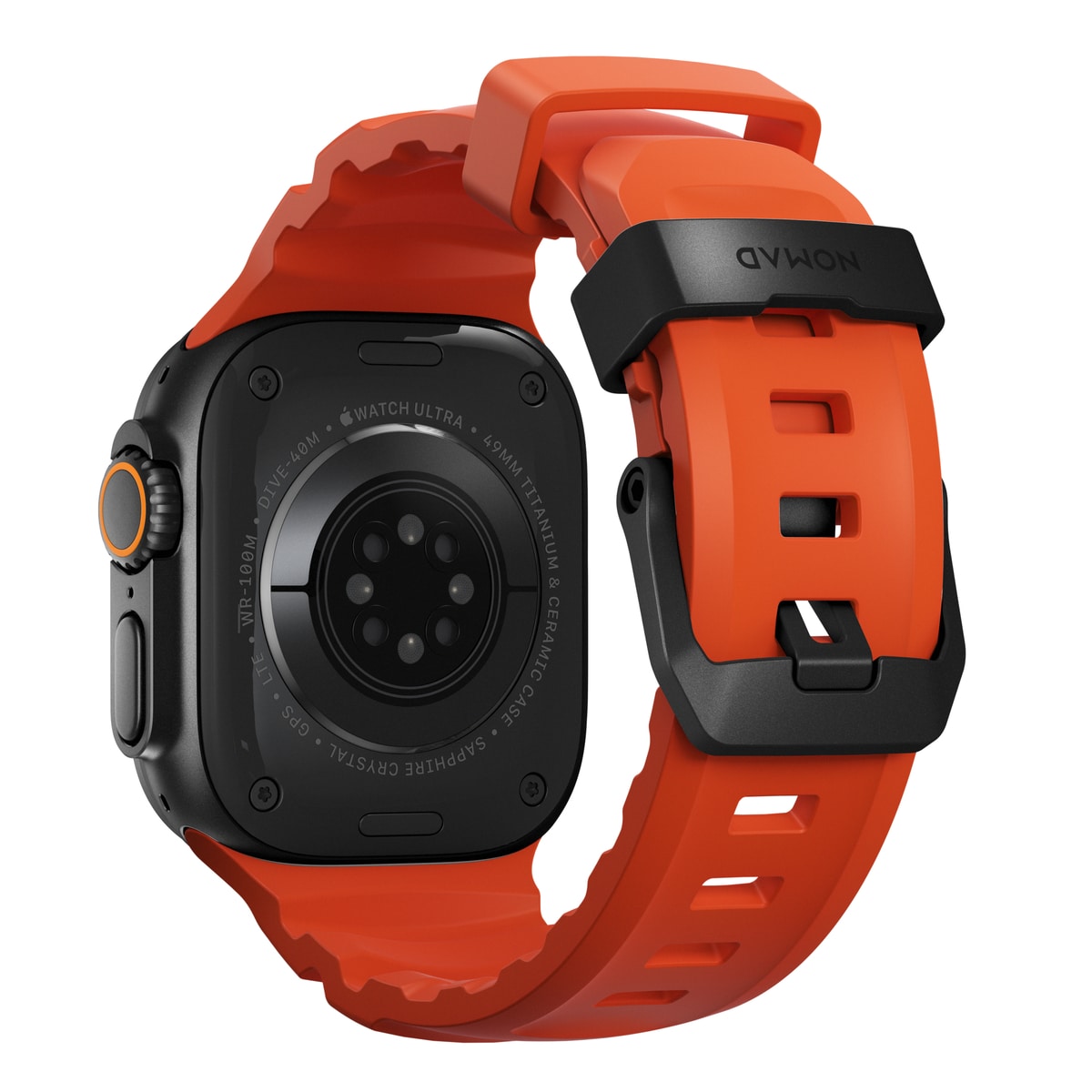 Apple Watch Series 8 45mm Armband Rocky Point (Black Hardware) Magma - Limited edition