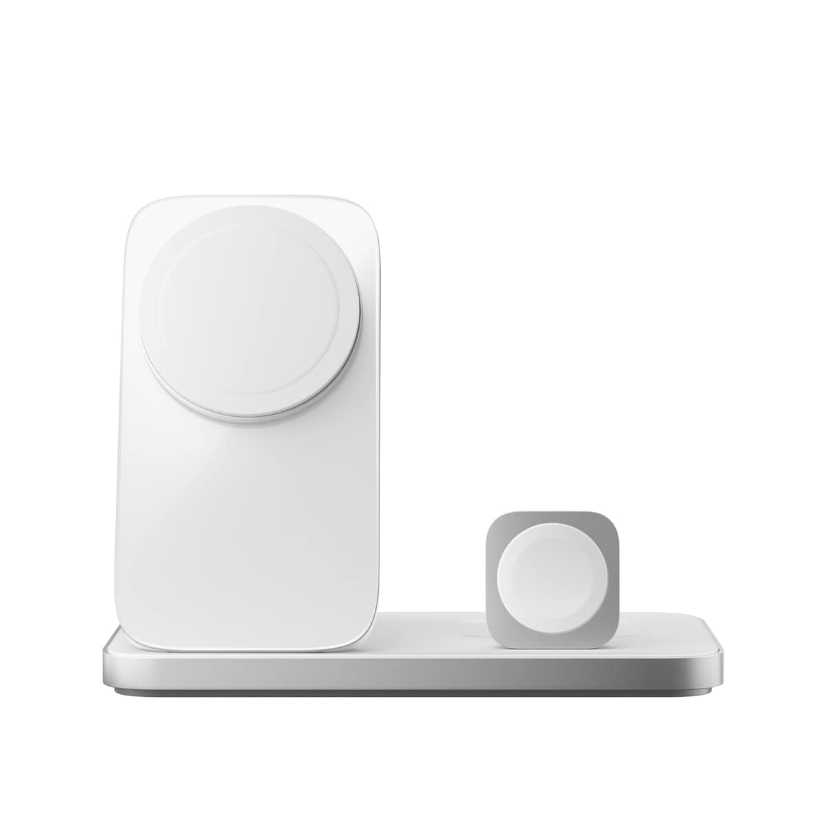 Laddningstation Stand One Max 3-in-1 Qi2 MagSafe, Silver
