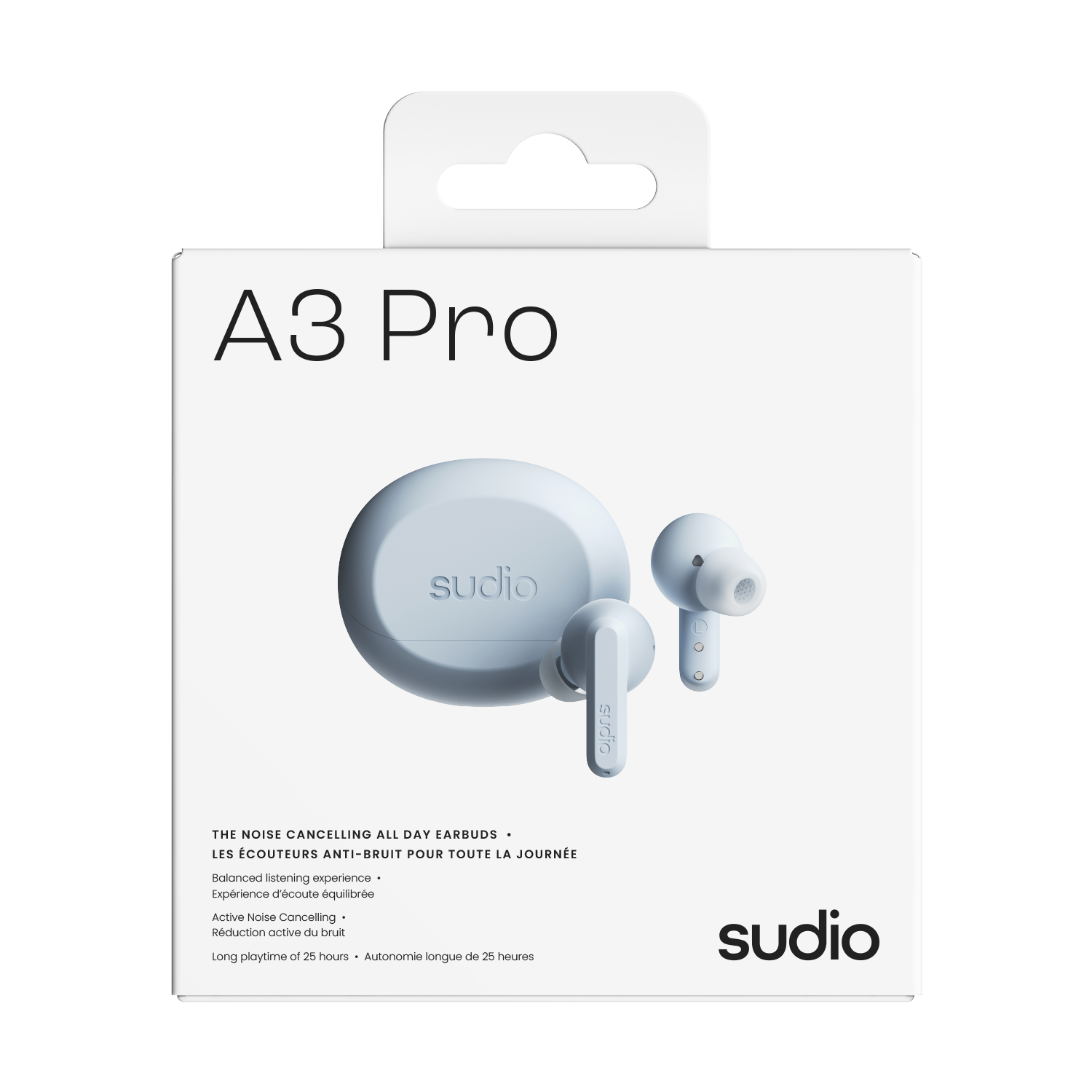A3 Pro Trådlösa In-ear hörlurar med brusreducering Blå