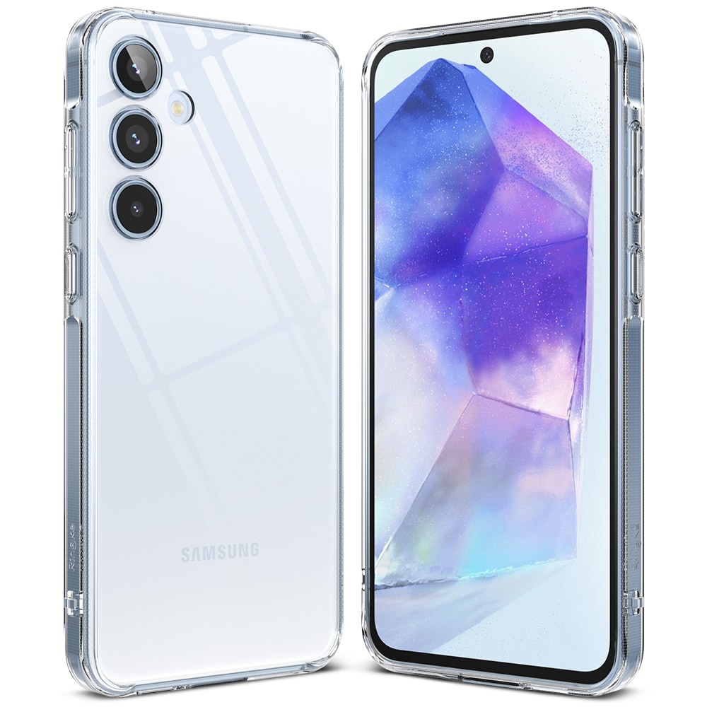 Samsung Galaxy A55 Fusion skal, genomskinlig