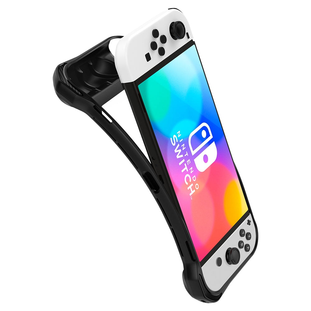 Nintendo Switch OLED Rugged Armor-skal, Black