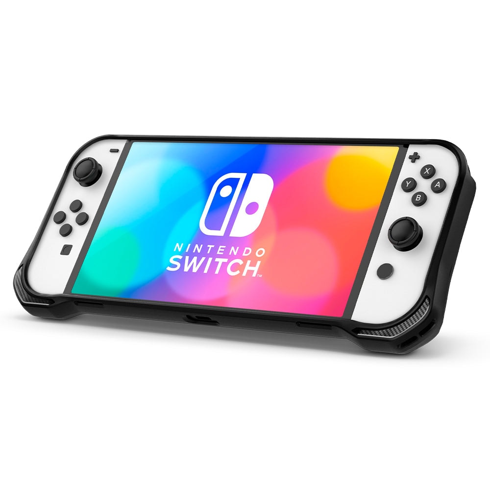 Nintendo Switch OLED Rugged Armor-skal, Black