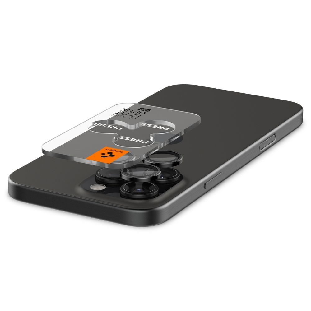 iPhone 16 Pro EZ Fit Linsskydd (2-pack), Svart