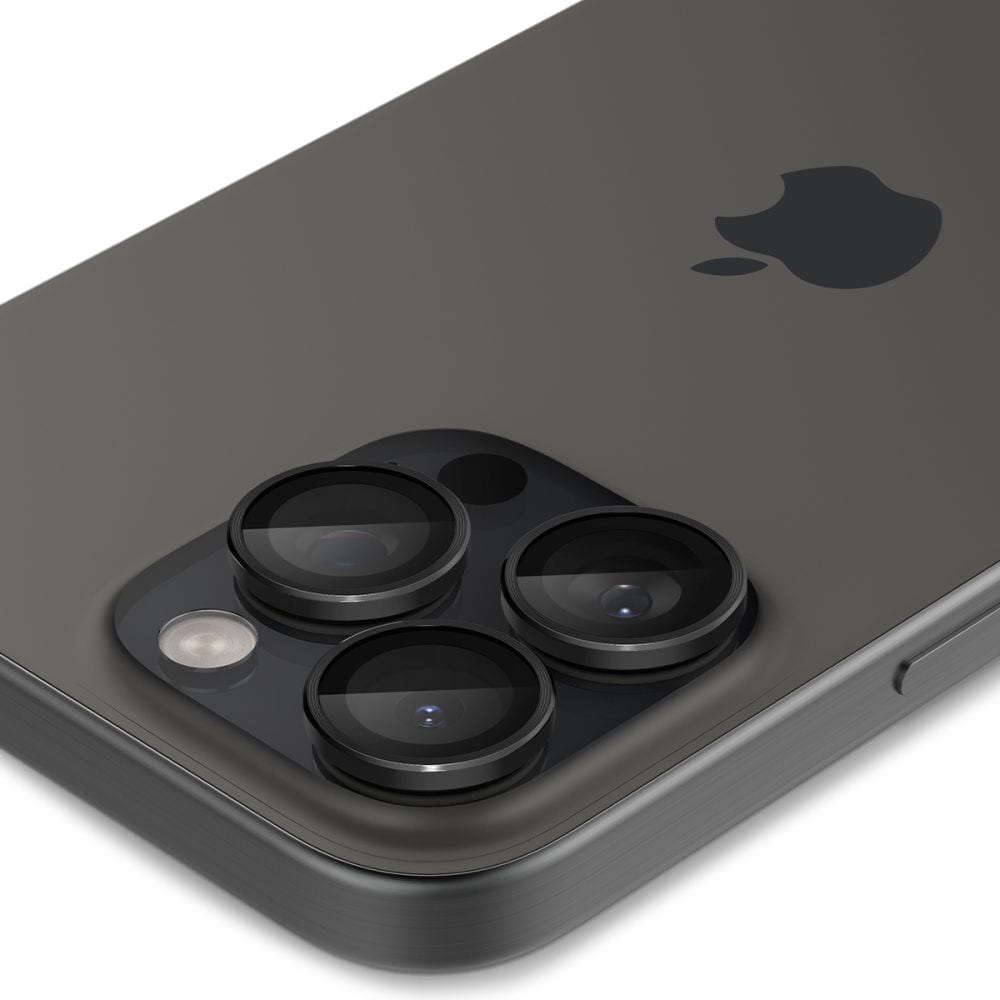 iPhone 16 Pro EZ Fit Linsskydd (2-pack), Svart