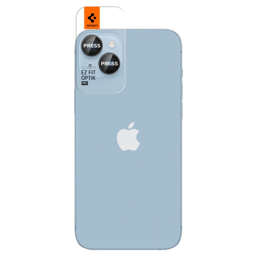 iPhone 14 EZ Fit Linsskydd (2-pack), svart