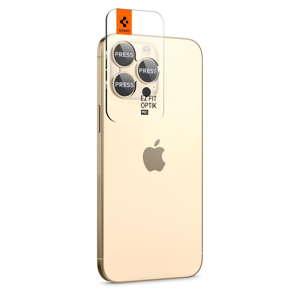 iPhone 14 Pro Max EZ Fit Linsskydd (2-pack), guld
