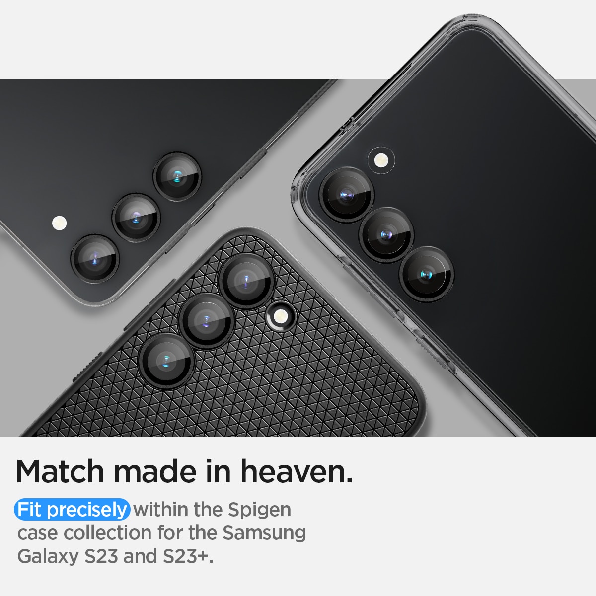 Samsung Galaxy S24 EZ Fit Linsskydd (2-pack), svart