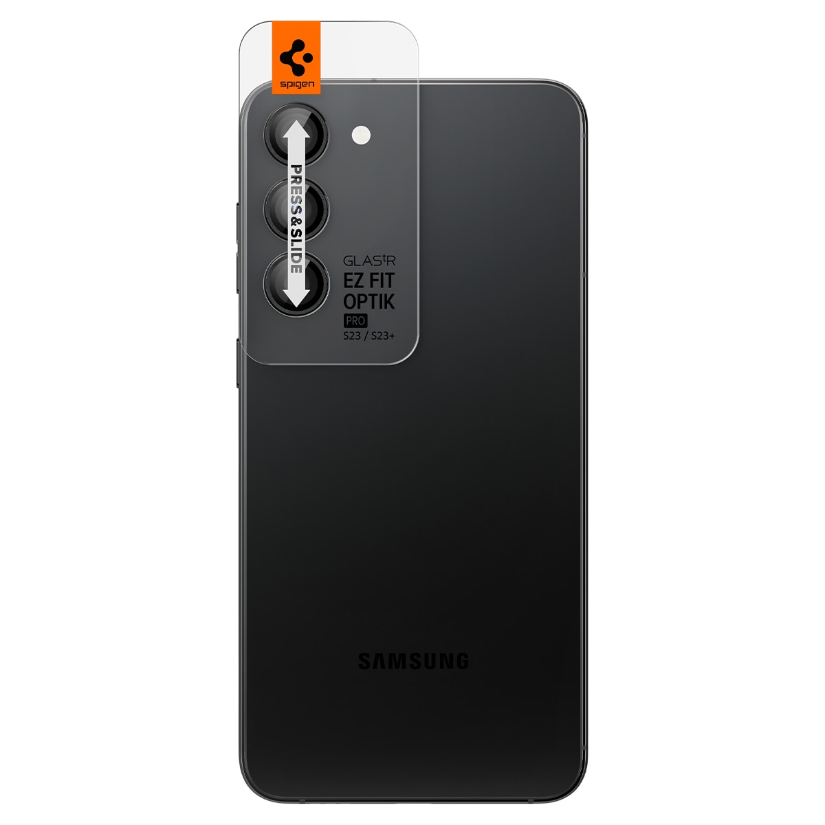 Samsung Galaxy S24 EZ Fit Linsskydd (2-pack), svart