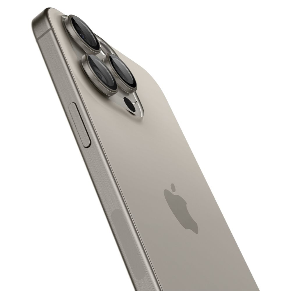 iPhone 14 Pro Max EZ Fit Linsskydd (2-pack), natural titanuim