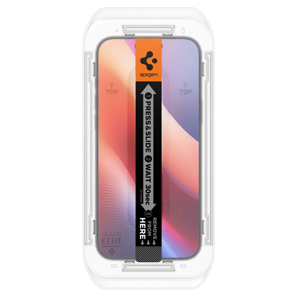 iPhone 17 Skärmskydd med installationsram (2-pack) GLAS.tR EZ Fit