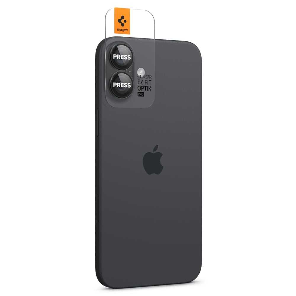 iPhone 16 EZ Fit Linsskydd (2-pack), Svart