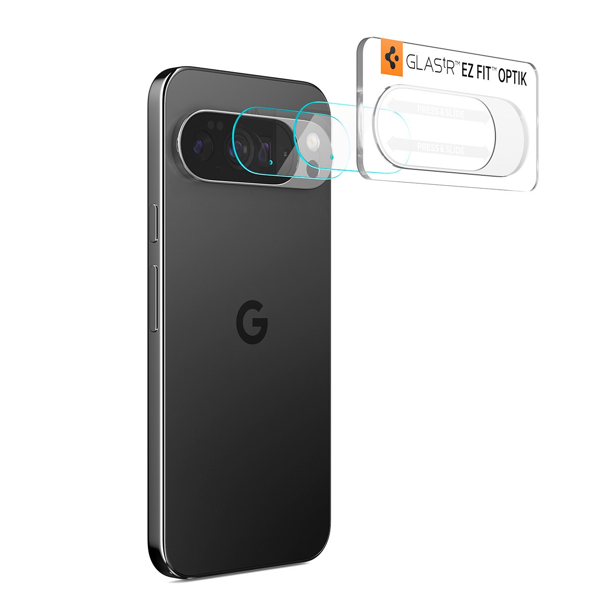 Google Pixel 10 Pro EZ Fit Linsskydd (2-pack), Genomskinlig