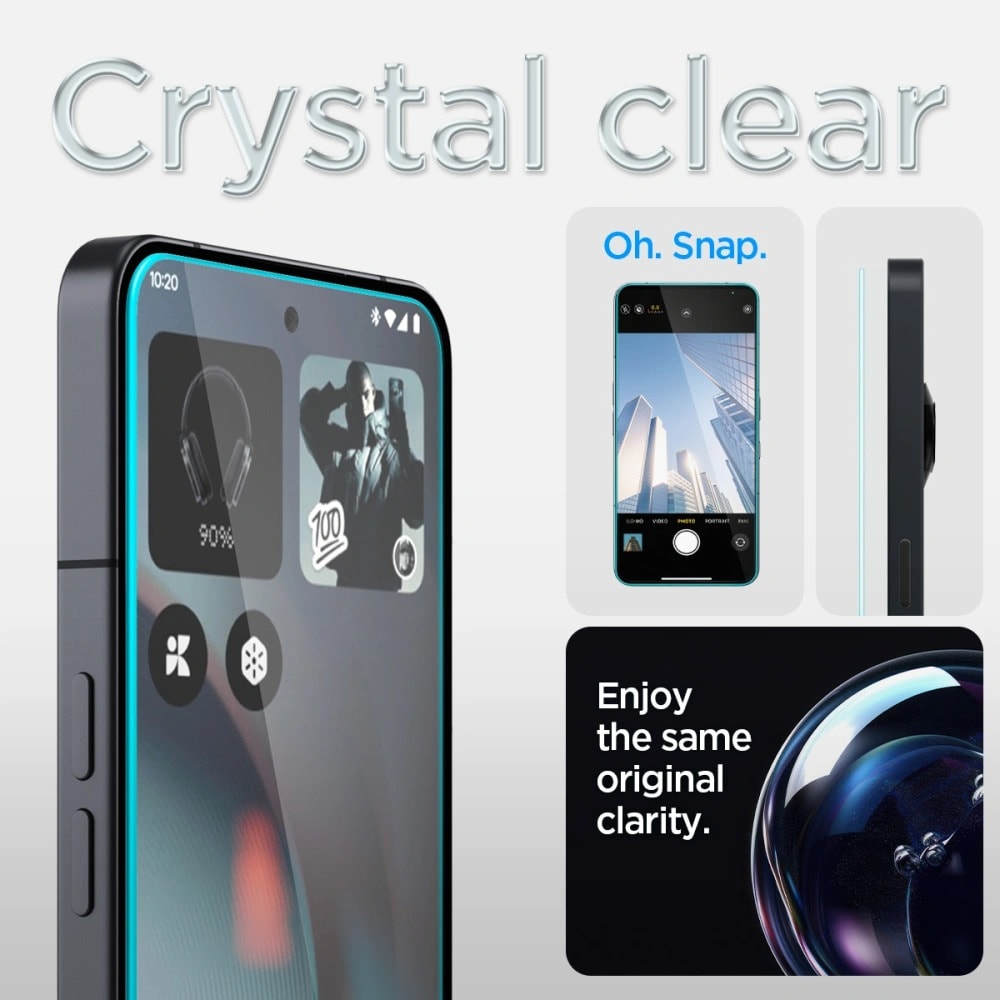 Nothing Phone 3 Skärmskydd med installationsram (2-pack) GLAS.tR EZ Fit