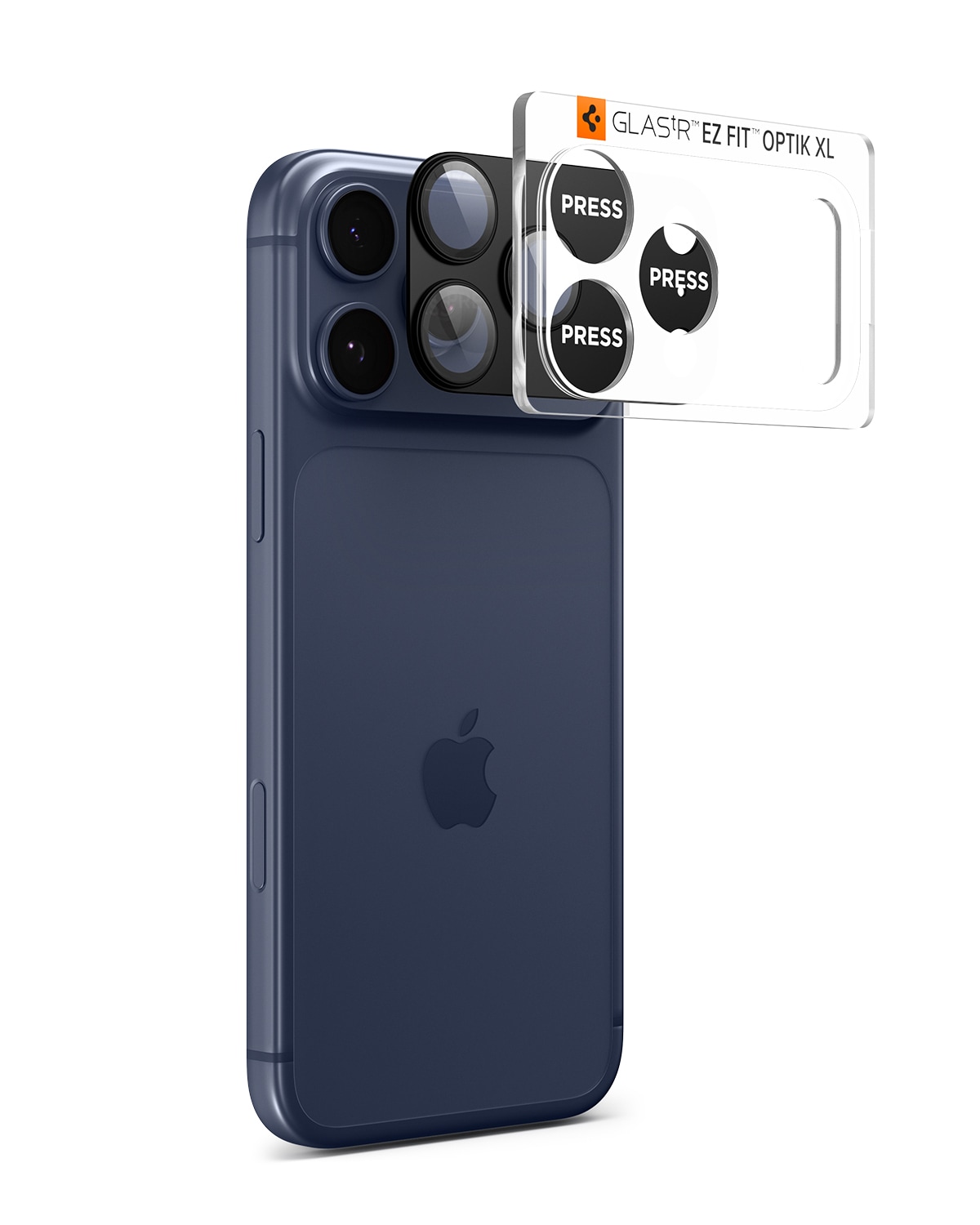 iPhone 17 Pro EZ Fit Kameraskydd - Optik Pro XL, Svart
