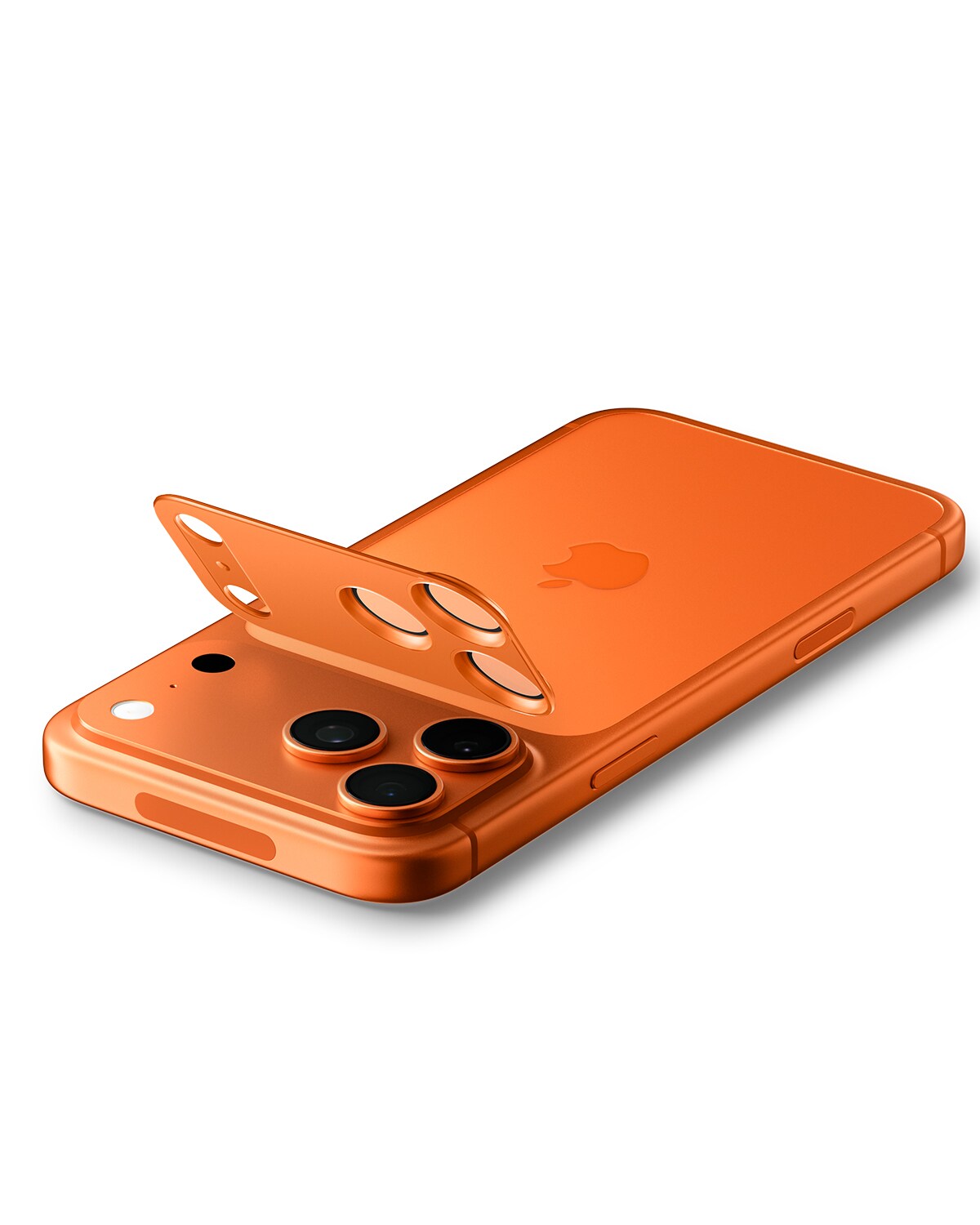 iPhone 17 Pro EZ Fit Kameraskydd - Optik Pro XL, Orange