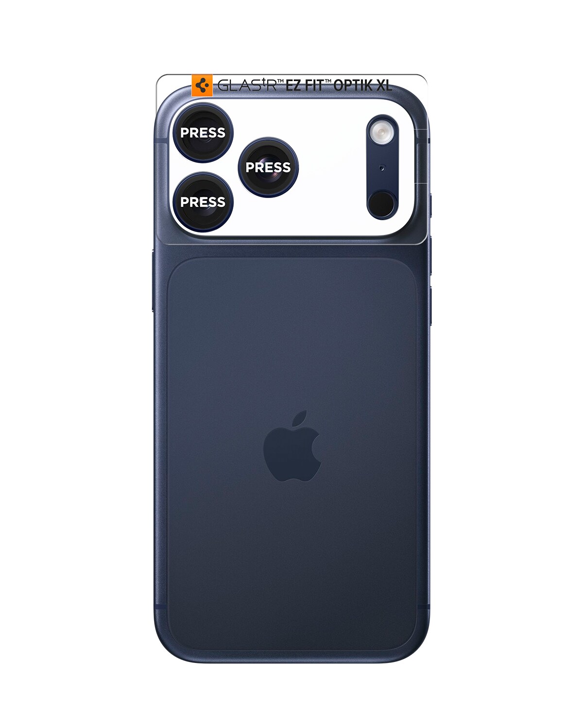 iPhone 17 Pro EZ Fit Kameraskydd - Optik Pro XL, Blå