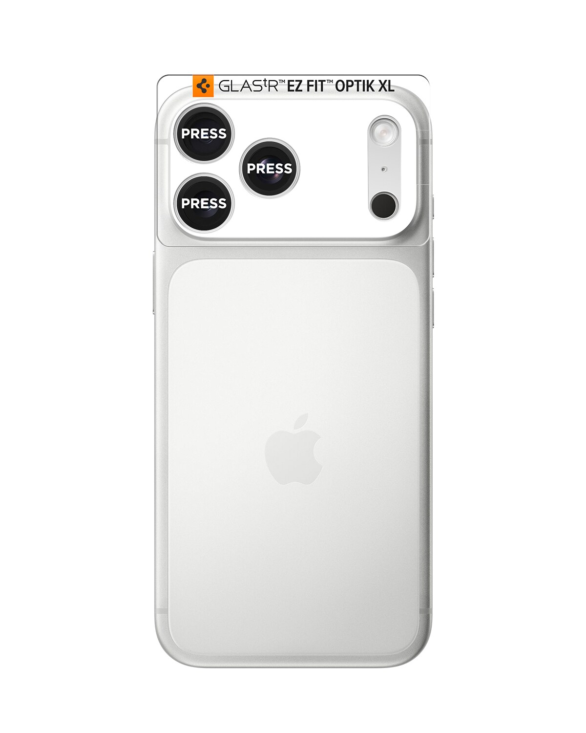 iPhone 17 Pro EZ Fit Kameraskydd - Optik Pro XL, Silver