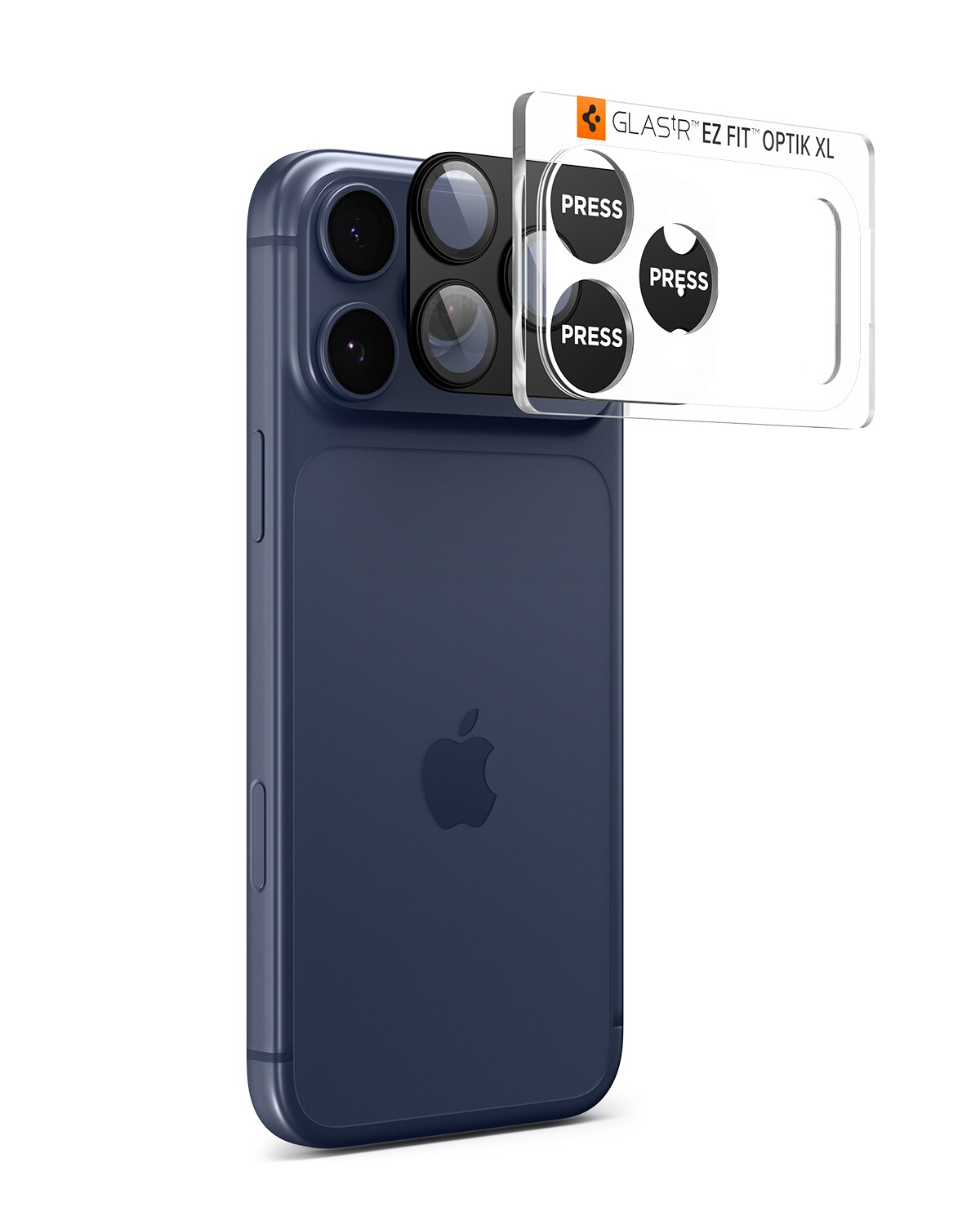 iPhone 17 Pro Max EZ Fit Kameraskydd - Optik Pro XL, Svart