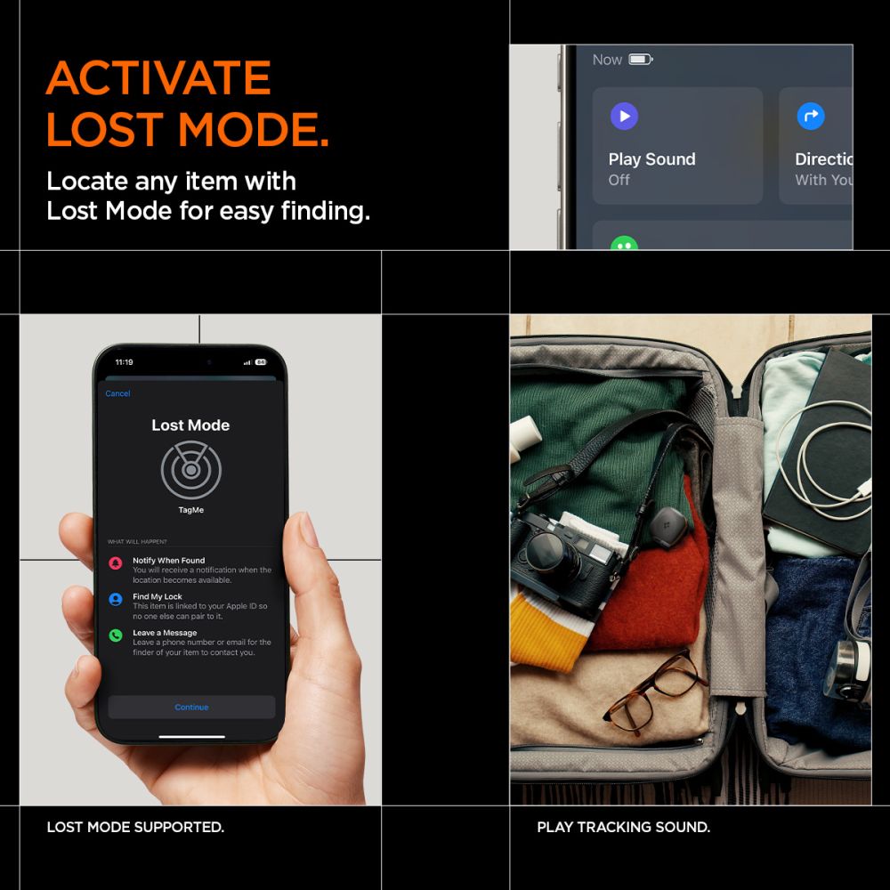 Bluetooth Tracker TagMe, Black