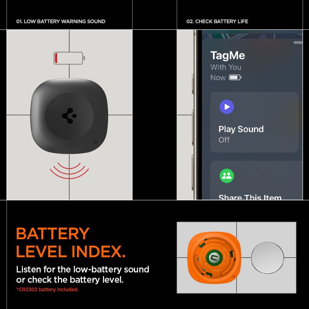 Bluetooth Tracker TagMe, Black