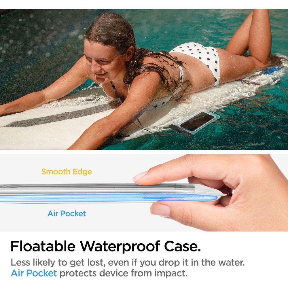 A610 Waterproof Float Case, Crystal Clear