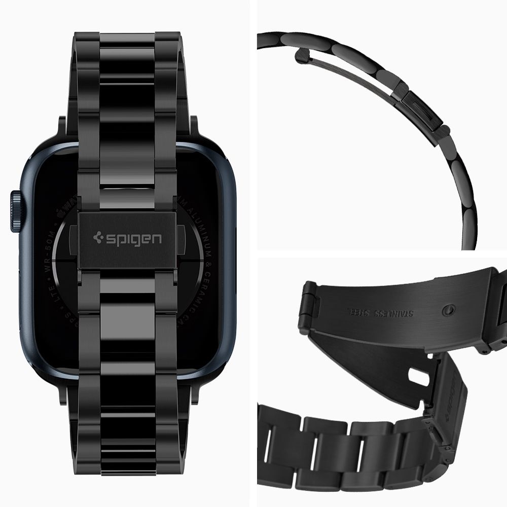 Apple Watch SE 40mm Metallarmband Modern Fit, svart
