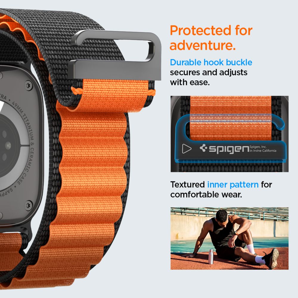 Apple Watch Series 7 45mm WBF1 armband Orange