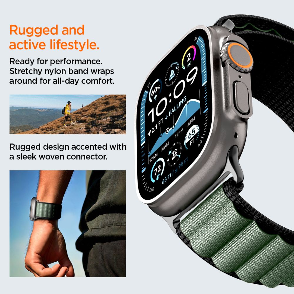 Apple Watch Series 8 45mm WBF1 armband Grön