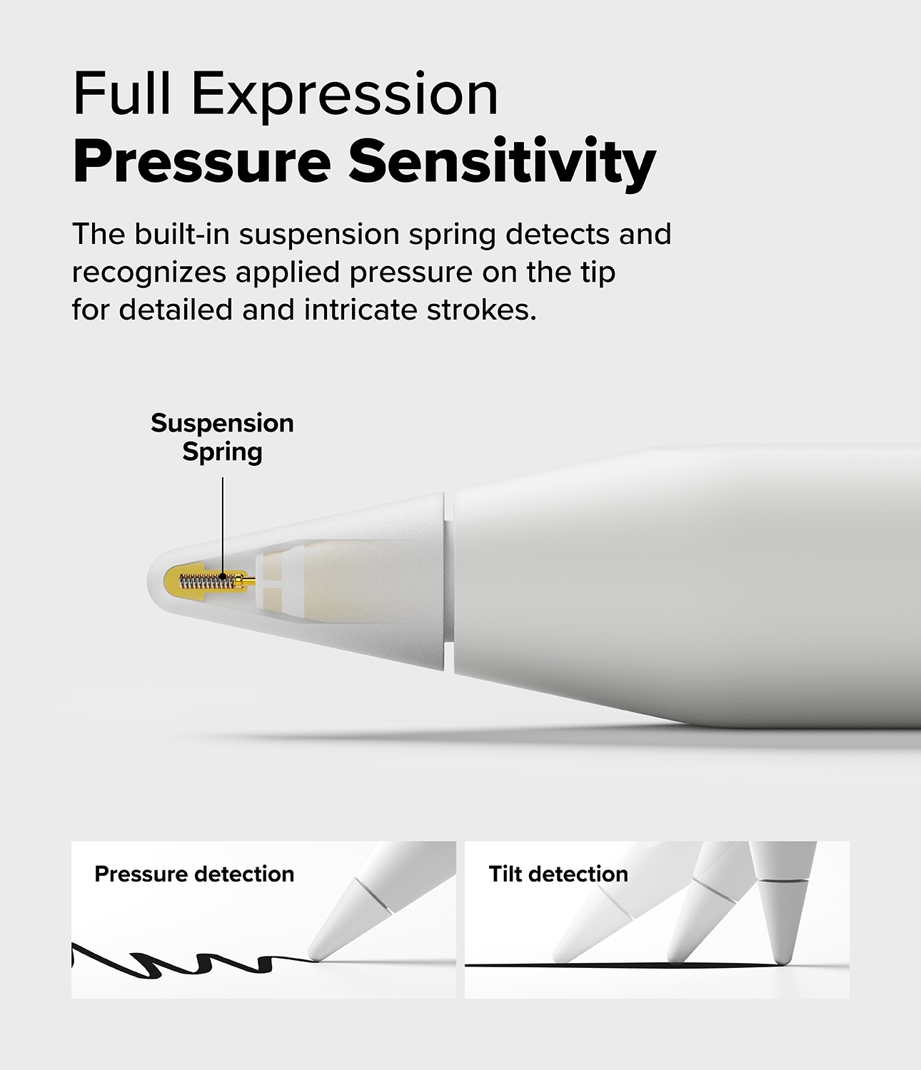 Apple Pencil Spets Tip 2B (3-pack), vit