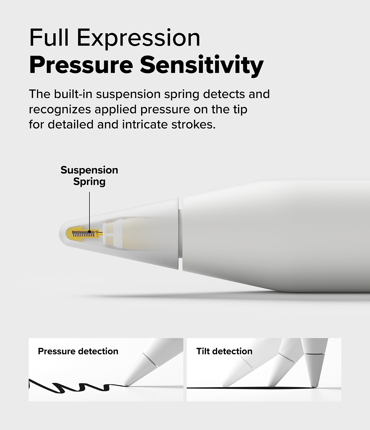 Apple Pencil Spets Tip HB (3-pack), vit