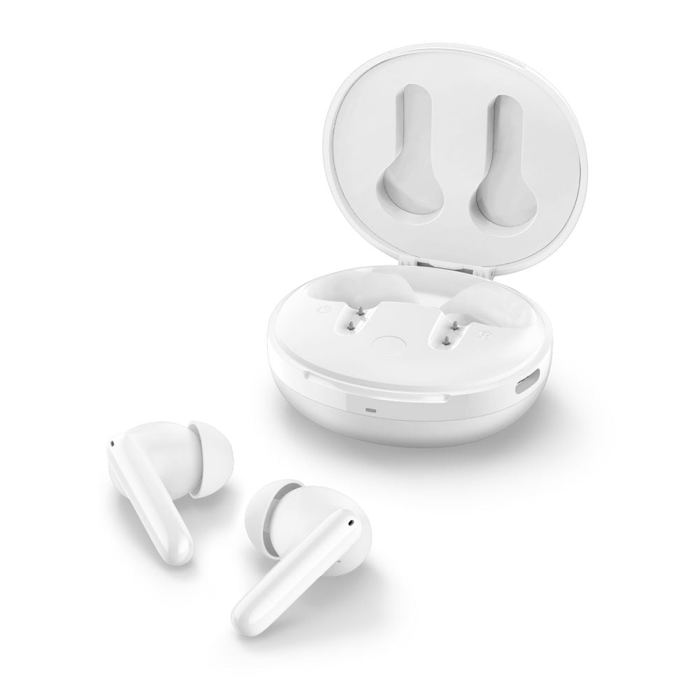 Trådlösa ANC Hörlurar In-ear, Vit