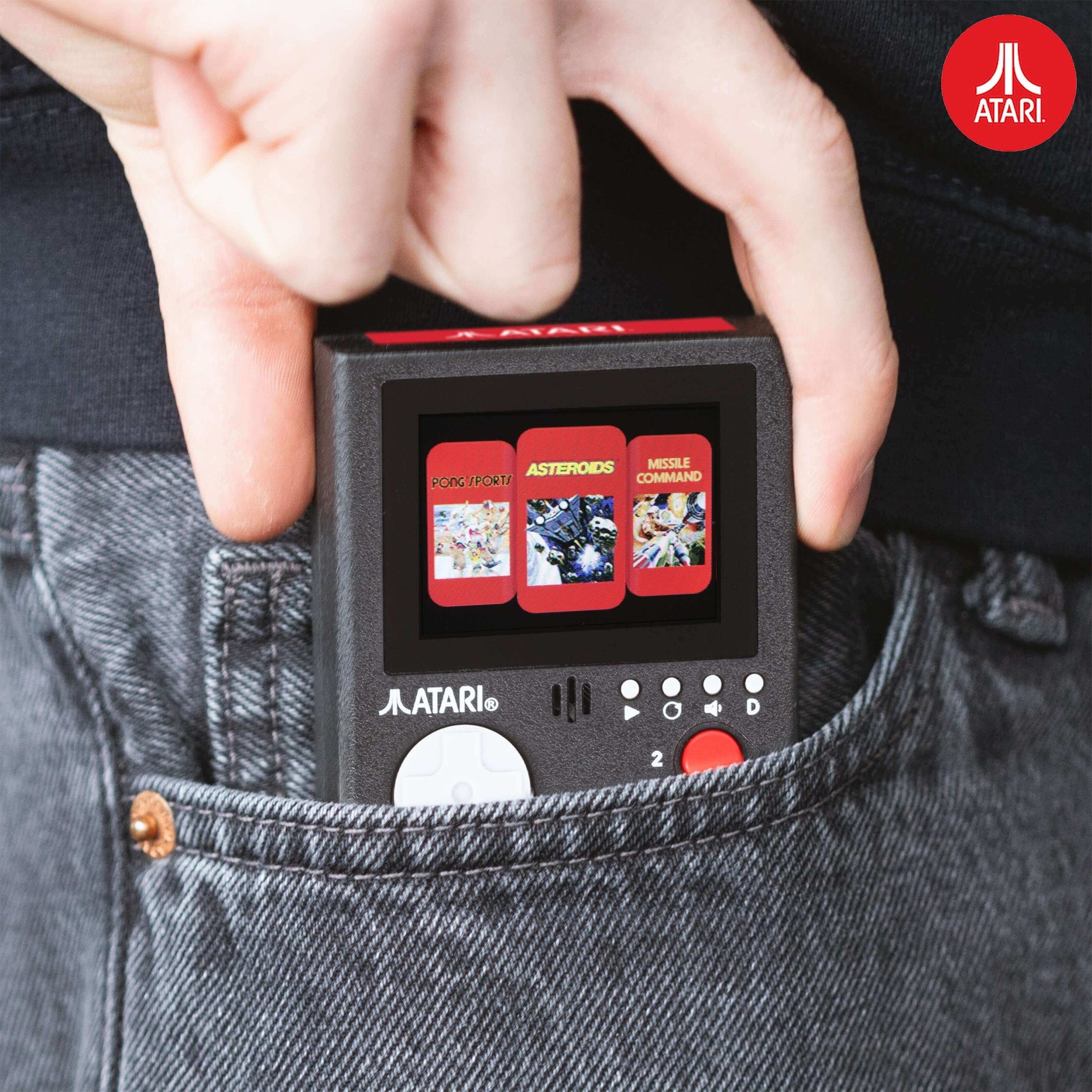 Mini Spelkonsol Arcade Nyckelring