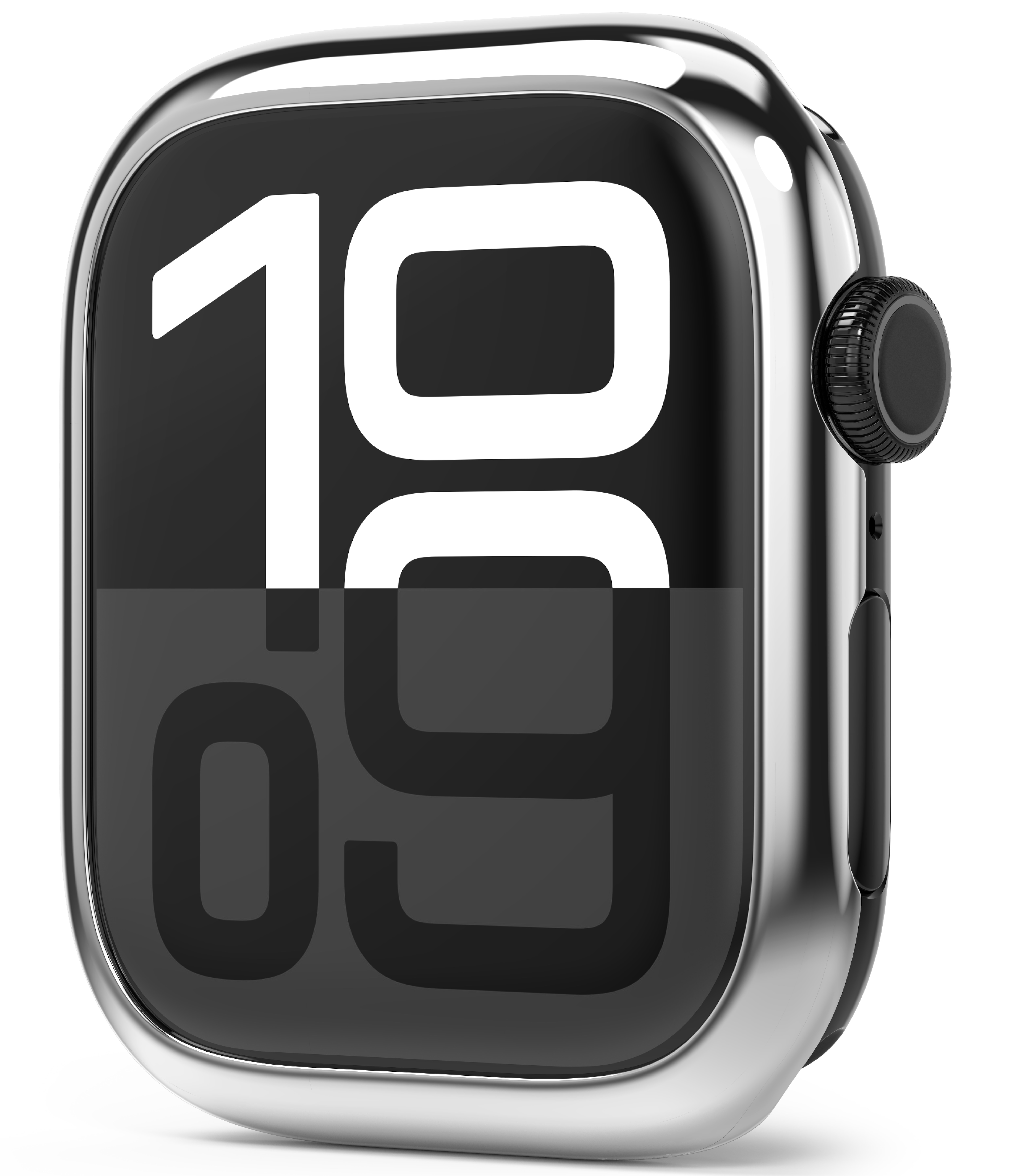 Apple Watch Series 10 46mm Skyddsram - Bezel Styling Silver
