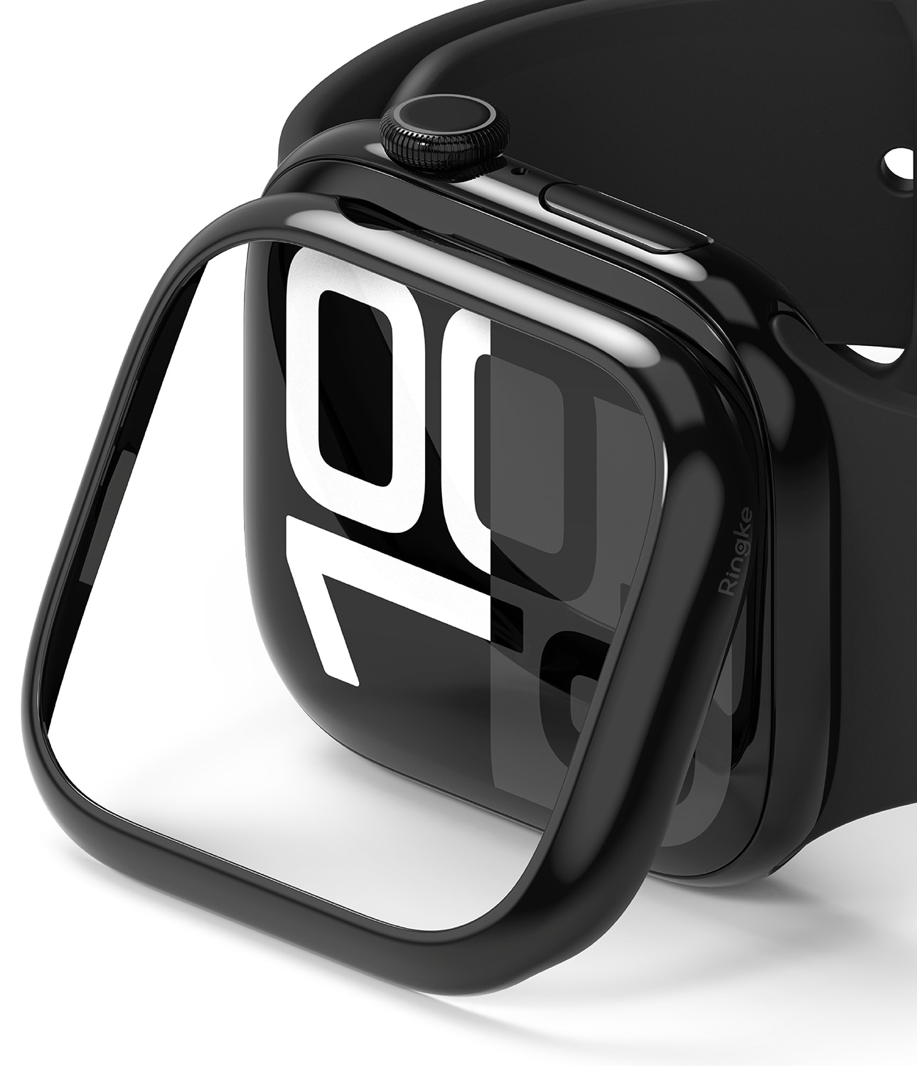 Apple Watch Series 11 42mm Skyddsram - Bezel Styling Svart