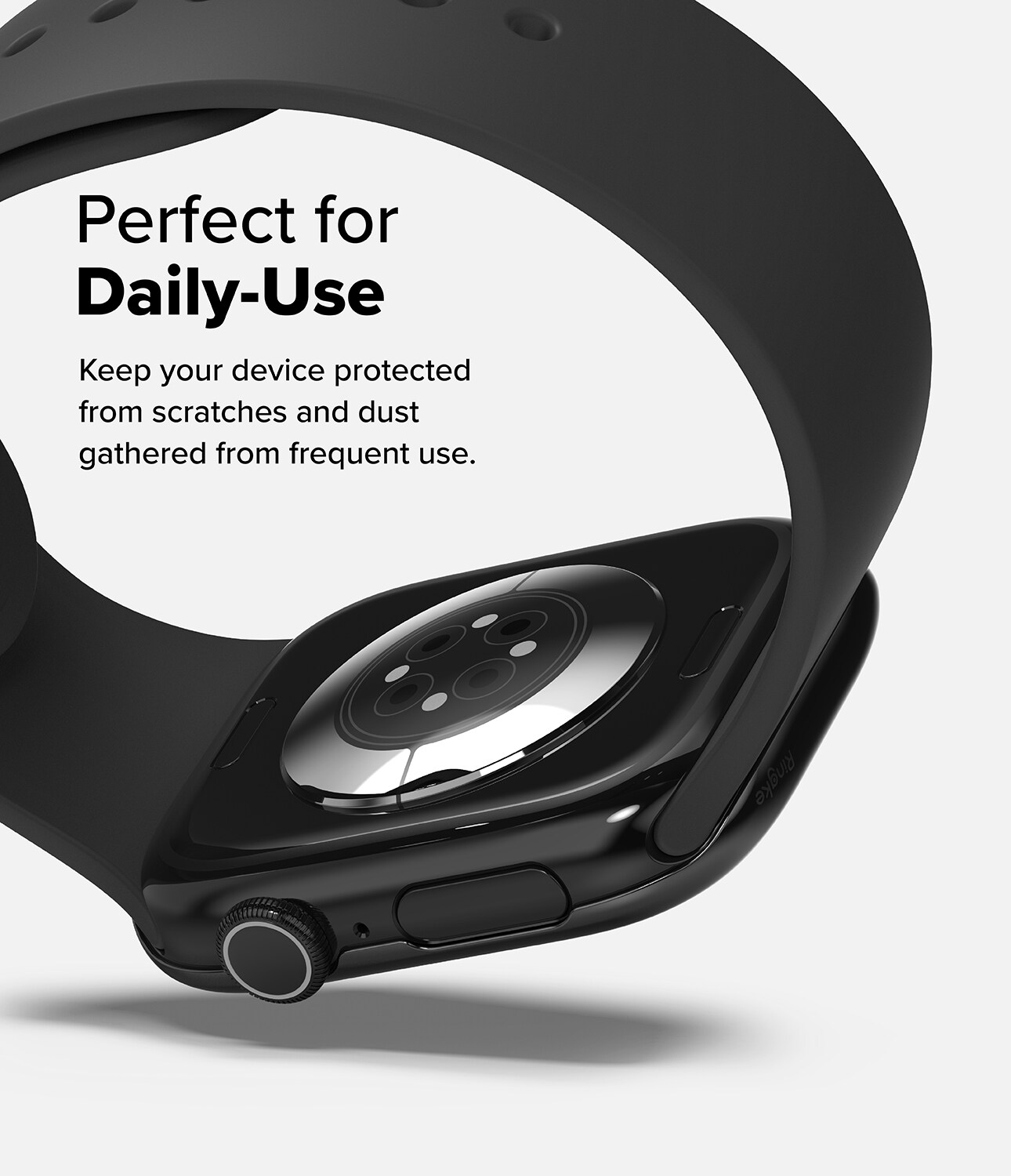 Apple Watch Series 11 42mm Skyddsram - Bezel Styling Svart