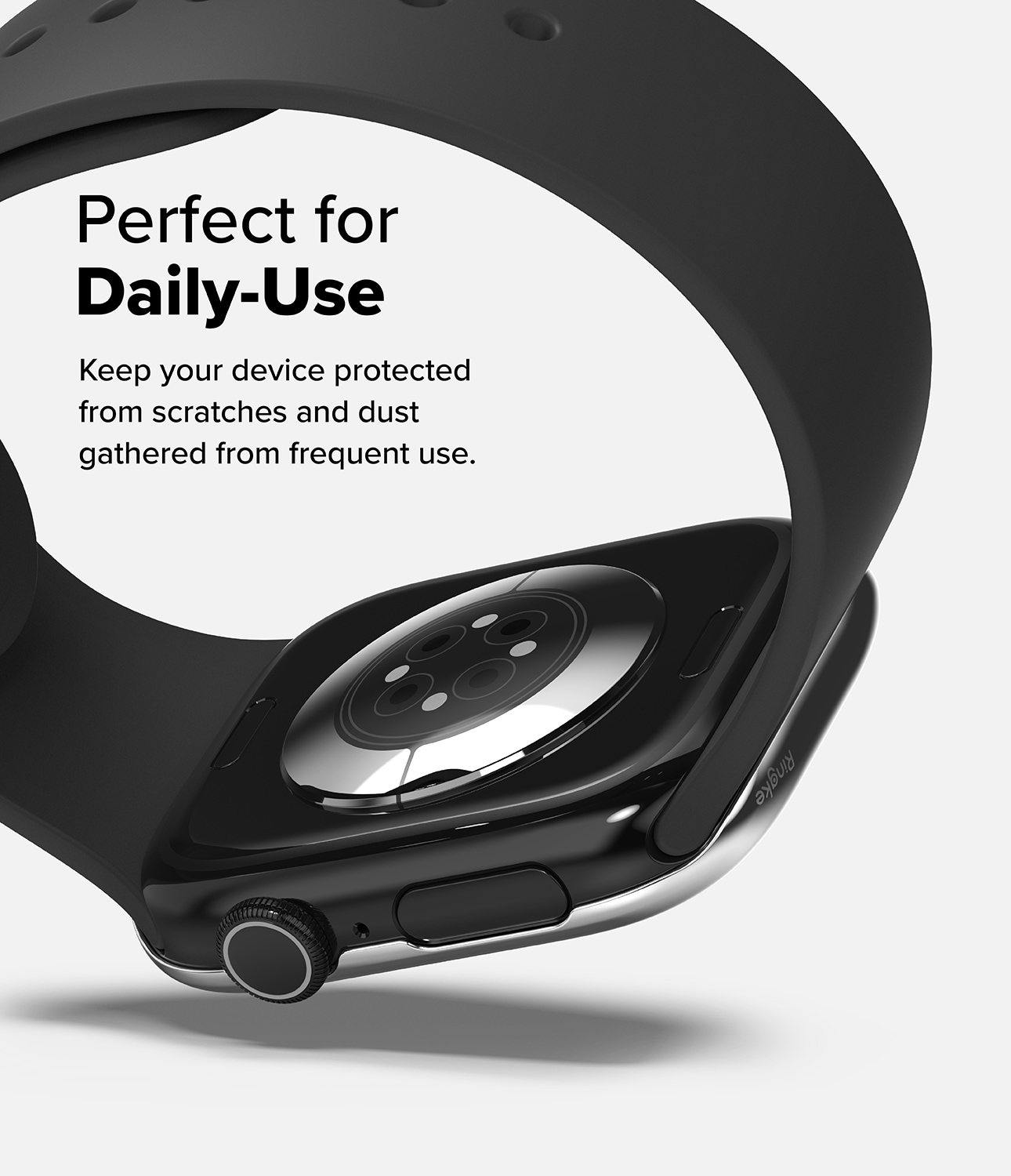 Apple Watch Series 10 46mm Skyddsram - Bezel Styling Silver