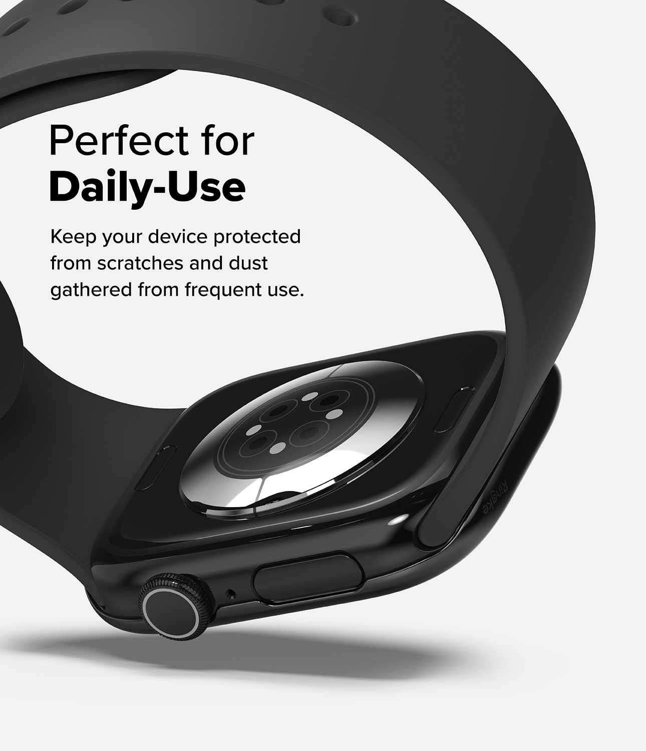 Apple Watch Series 10 46mm Skyddsram - Bezel Styling Svart