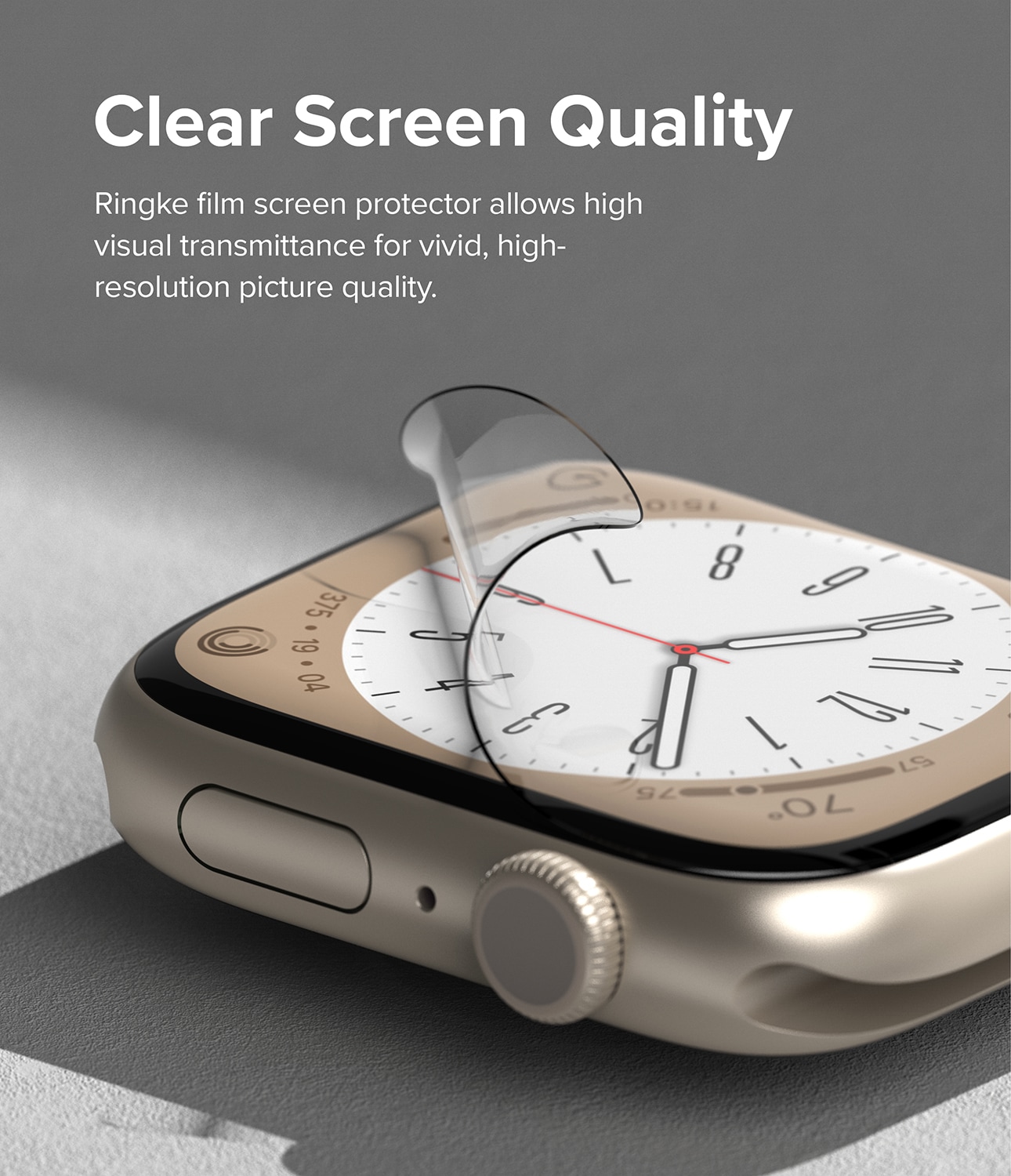 Apple Watch 45mm Series 9 Skärmskydd skyddsfilm - Dual Easy (3-pack)