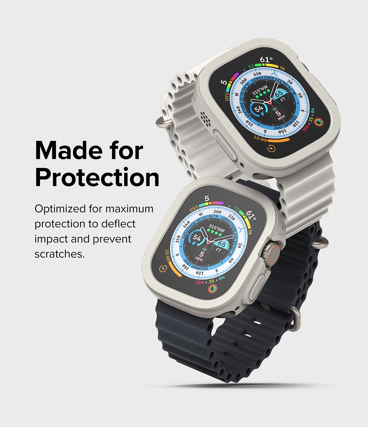 Apple Watch Ultra 2 49mm Air Sports skal, varmgrå